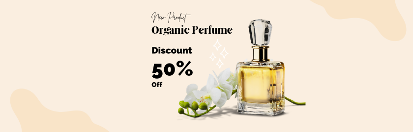 organic perfume facebook post (840 x 270 px)